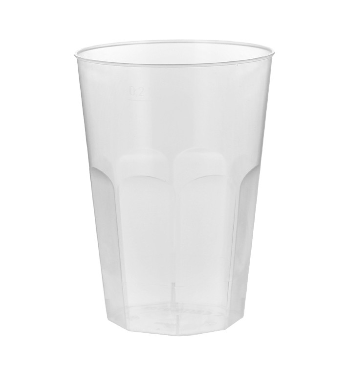 Vaso "Deco" PP Transparente 200 ml (25 Unidades)