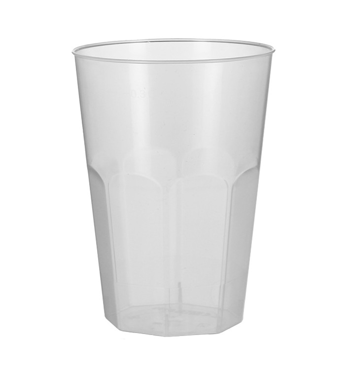 Vaso "Deco" PP Transparente 300 ml (30 Unidades)