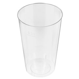Vaso Inyectado Transparente PS 300 ml  (25 Uds)