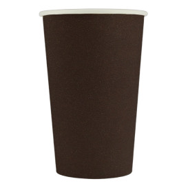 Vaso de cartón marrón