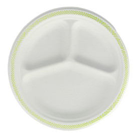 Plato Chinet 3 Compartimentos 260mm Flavour (540 Uds)