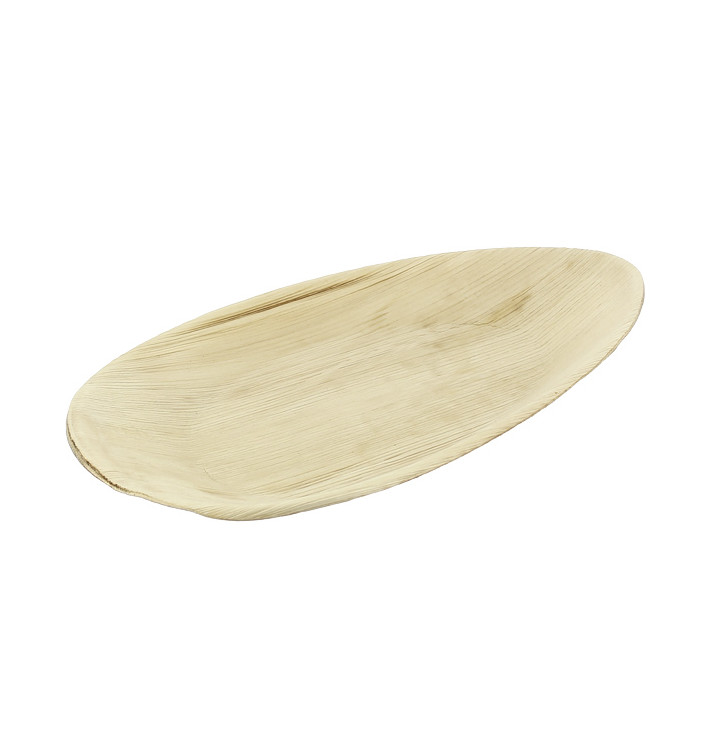 Bandeja Ovalada Hoja de Palma 30x16cm (200 Uds)