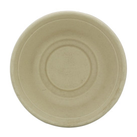 Bol Caña de Azúcar con tapa 1000ml Ø210x60mm (15 Uds)