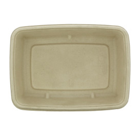 Envase Caña de Azúcar con tapa 950ml 230x160x60mm (90 Uds)