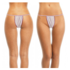 Tanga en TST de PP Dama Grande Blanco (100 Uds)