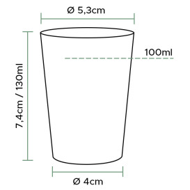 Vaso Inyectado Transparente PS 230ml (40 Uds)