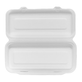 Envase Panini Caña de Azúcar Blanco 29x14x6cm (50 Uds)