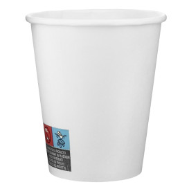 Vaso Cartón 9 Oz/280ml Blanco Ø8,1cm (600 Uds)