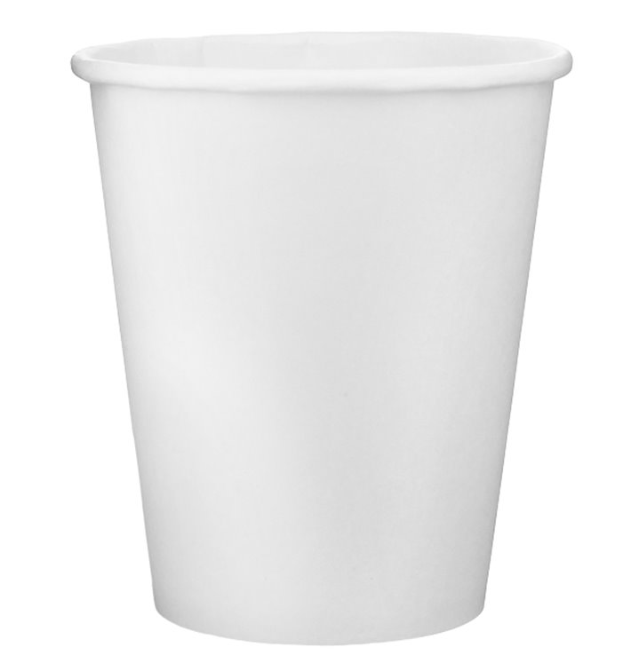 Vaso Cartón 9 Oz/280ml Blanco Ø8,1cm (600 Uds)