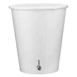 Vaso Cartón 9 Oz/280ml Blanco Ø8,1cm (50 Uds)