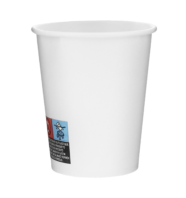 Vaso Cartón 6 Oz/180ml Blanco Ø7,0cm (1.000 Uds)