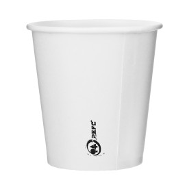 Vaso Cartón 3 Oz/100ml Blanco Ø5,8cm (50 Uds)