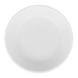 Plato Reutilizable Durable PP Mineral Blanco Ø18cm (6 Uds)