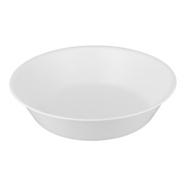 Plato Reutilizable Durable PP Mineral Blanco Ø18cm (54 Uds)