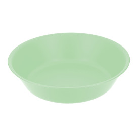 Plato Reutilizable Durable PP Mineral Verde Ø18cm (6 Uds)