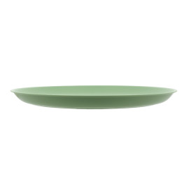 Plato Reutilizable Durable PP Mineral Verde Ø21cm (54 Uds)