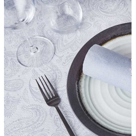 Mantel Rollo TNT 0,4x48m "Mandala" Gris 50g/m² P40cm (1 Ud)