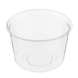 Tarrina Compostable PLA Transparente 470ml (50 Uds)