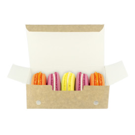 Caja Comida para Llevar Mediana Kraft 145x90x45mm (25 Uds)
