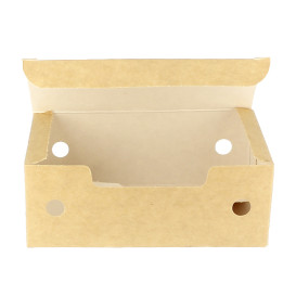 Caja Comida para Llevar Mediana Kraft 145x90x45mm (25 Uds)