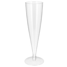 Copa de Plástico para Cava Transparente 150ml 2P (6 Uds)