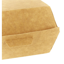 Caja Kraft para Hamburguesa 12x12x7 cm (450 Uds)