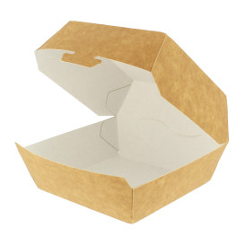 Caja Kraft para Hamburguesa 12x12x7 cm (450 Uds)