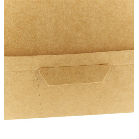 Caja Kraft para Hamburguesa XXL 14,5x14,5x8 cm (400 Uds)