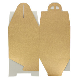 Caja Panettone de Cartón Kraft 1000g 21,5x21,5x21,5cm (25 Uds)