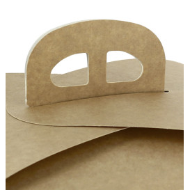 Caja Panettone de Cartón Kraft 500g 18,5x18,5x18,5cm (25 Uds)