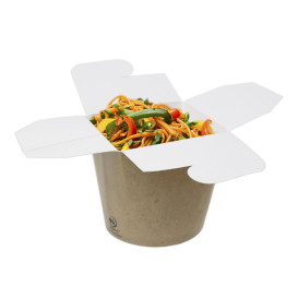 Envase de Comida para Llevar Kraft 800ml (50 Uds)