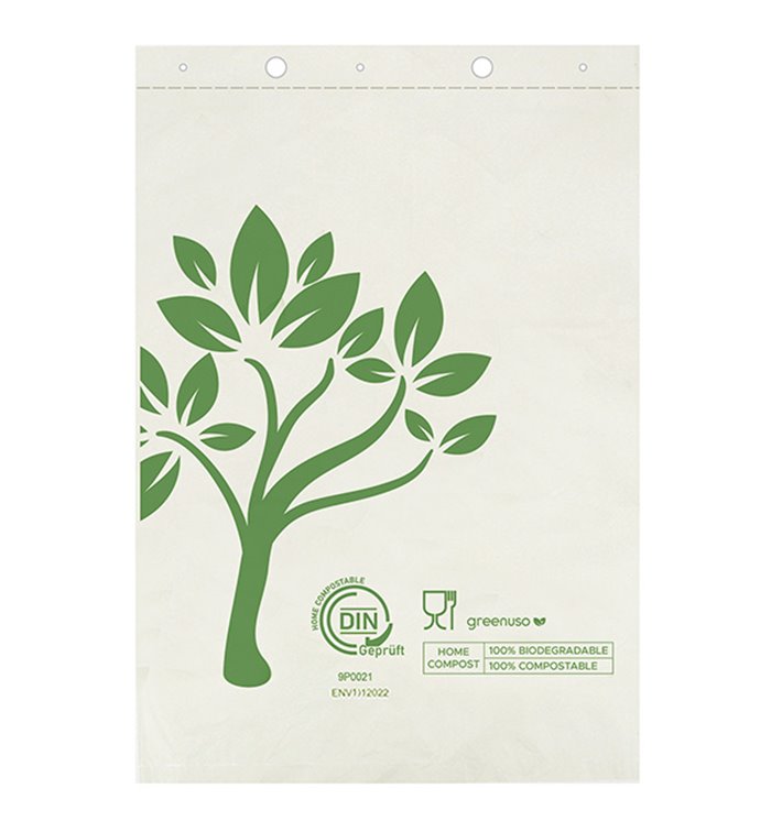 Bolsa Mercado Block Home Compost “Be Eco!” 23x33cm (100 Uds)