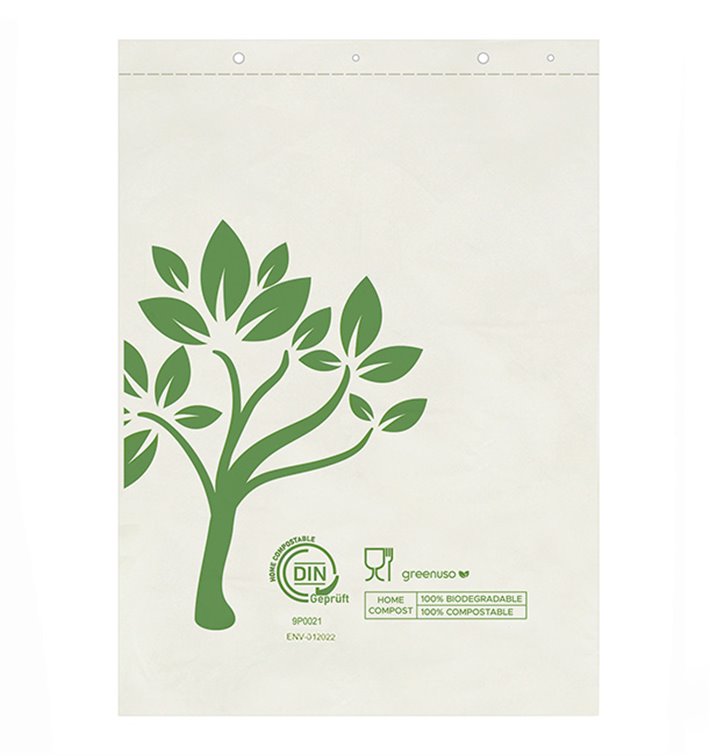 Bolsa Mercado Block Home Compost “Be Eco!” 30x40cm (2.000 Uds)