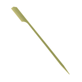 Pinchos de Bambu "Golf" Verde Natural 120mm (200 Uds)