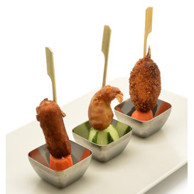 Pinchos de Bambu "Golf" Verde Natural 150mm (200 Uds)