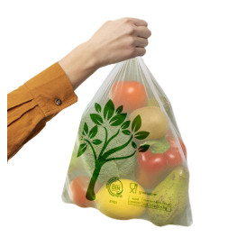 Bolsa Mercado Block Home Compost “Be Eco!” 30x40cm G48 (2.000 Uds)