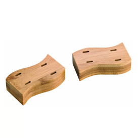 Soporte de Bambu para Pinchos "Golf" 8x4cm (10 Uds)