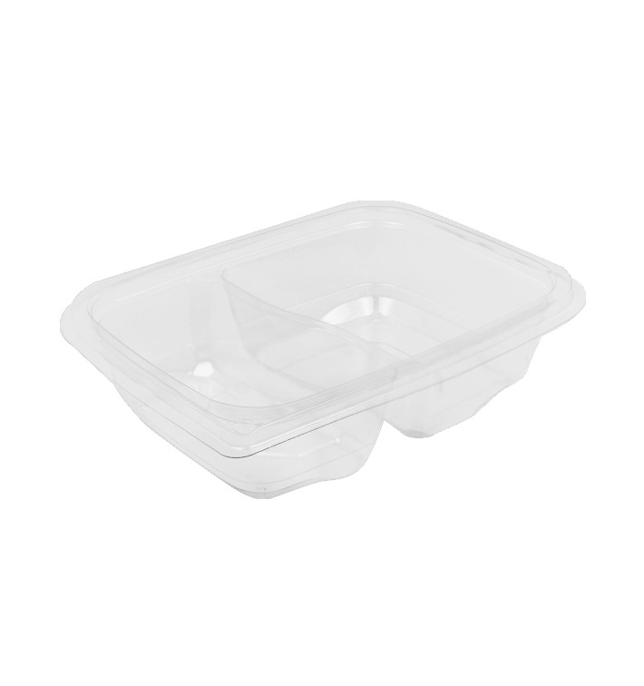 Bol Plástico Inviolable 2C PET 200/300ml 180x140x40mm (65 Uds)