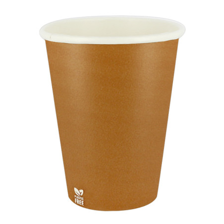 Vaso Cartón Plastic Free 14 Oz/420ml "Caramelo" Ø9,0cm (1.000 Uds)