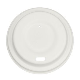 Tapa Travel con Agujero Fibra Moldeada Blanca Ø6,2cm (2.000 Uds)