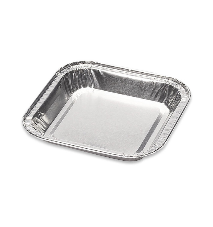 Envase de Aluminio Cuadrado Pastelería 37ml (175 Uds)