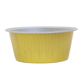 Envase de Aluminio Redondo Pared Lisa 135ml (166 Uds)