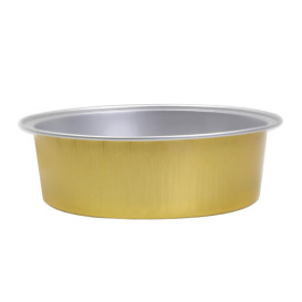 Envase de Aluminio Redondo Pared Lisa 140ml (166 Uds)