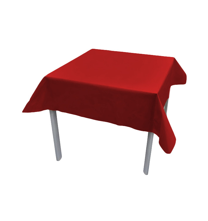Mantel Cortado no Tejido Novotex Rojo 120x120cm (150 Uds)
