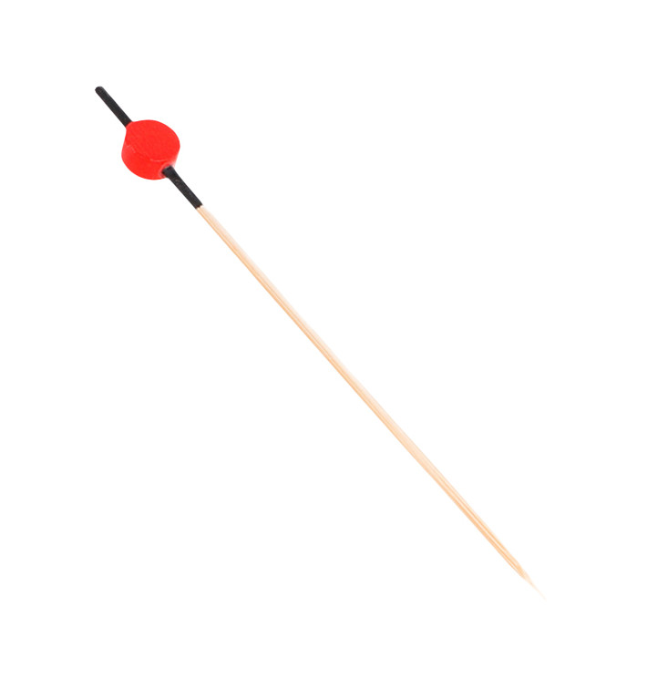 Pinchos de Bambú Negro y Rojo "Japan" 12cm (1.200 Uds)