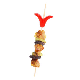 Pinchos de Bambu Decorados Lirio 120 mm (100 Uds)