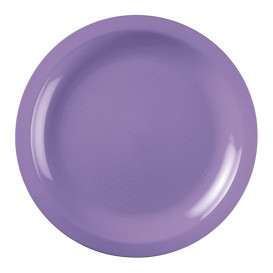 Plato Reutilizable PP Llano Lila Round  Ø18,5cm (50 Uds)