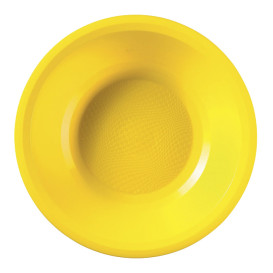 Plato Hondo Reutilizable PP Amarillo Round Ø19,5cm (600 Uds)