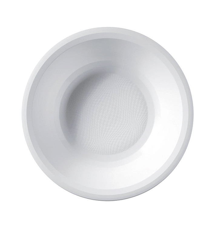 Plato Duro Reutilizable PP Hondo Blanco Round Ø19,5cm (25 Uds)