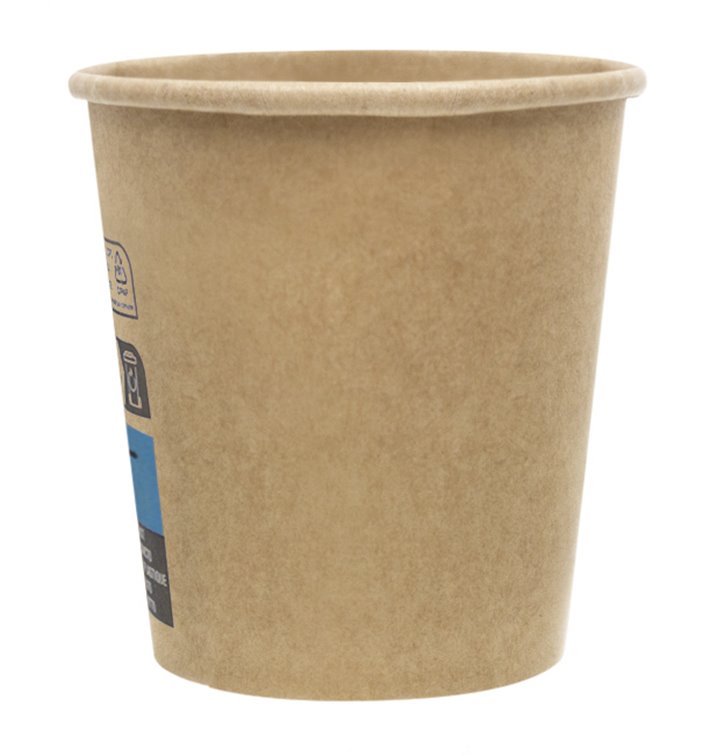 Vaso Cartón 4Oz/120ml Marrón Ø6,2cm (3.000 Uds)